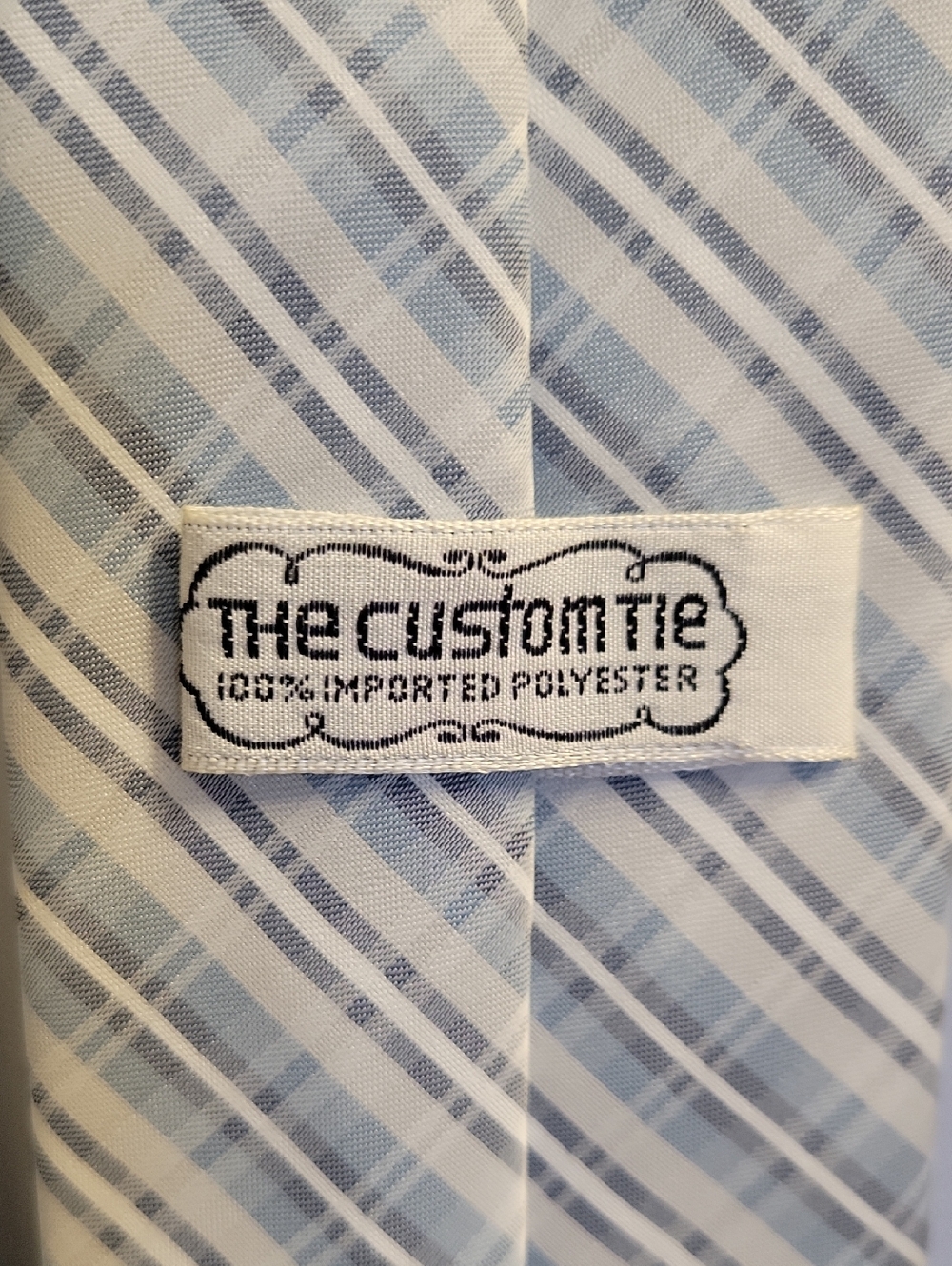 Vintage Mens Ties Various Blue Patterns And Designers. One Made In Korea. - Picture 4 of 6